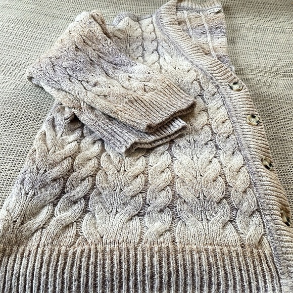 Ava & Viv cable net long cardigan sweater size 4X - Picture 7 of 10